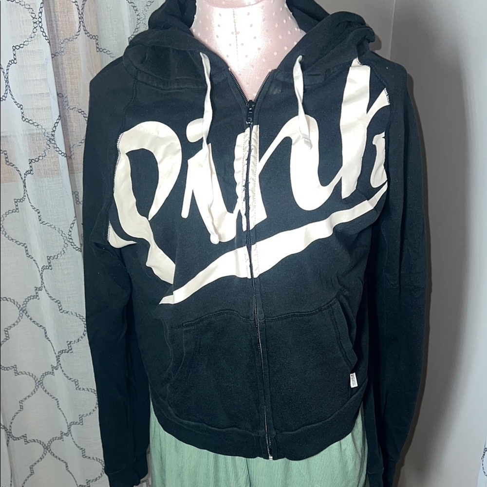 Black and Cream Hoodie